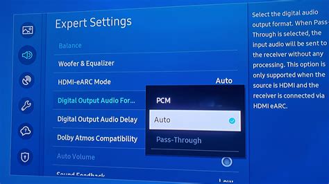 Edit eARC uses the wireschannels that were intended for ethernet, so when eARC comes along , both screen and amp need the update and you also need a with ethernet cable, most cables already have that though, its just never been used to date. . Samsung earc passthrough greyed out